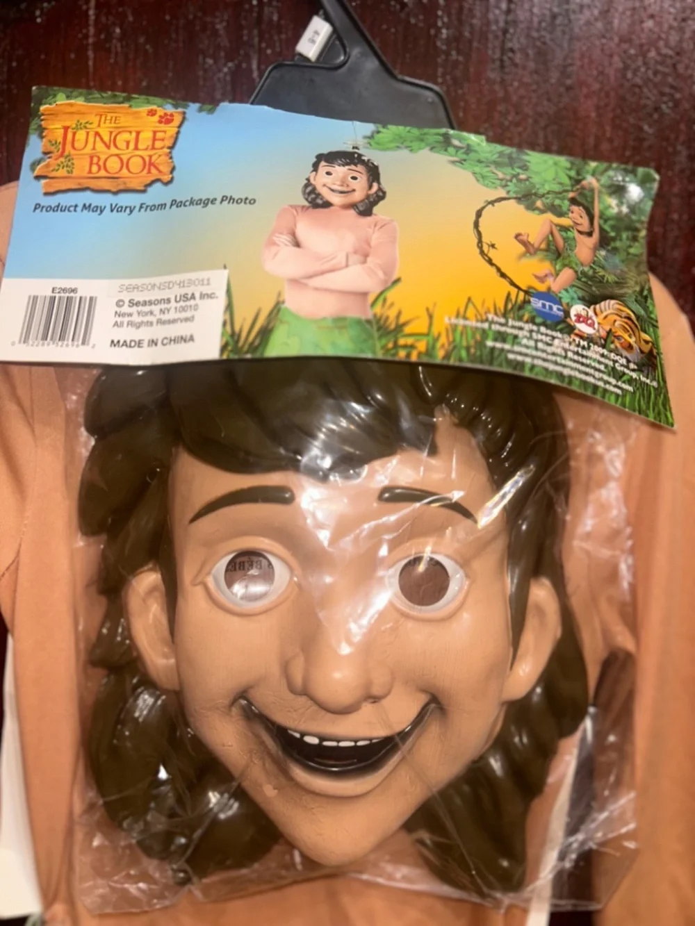 NWT 2009 Seasons USA Jungle Book Mowgli Unisex Halloween Costume Child Sz. S 4-6